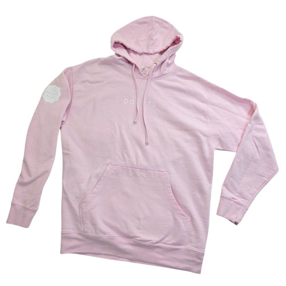 Independent Trading Company‎ Hoodie Sweatshirt DONUTS Adult Large Pink